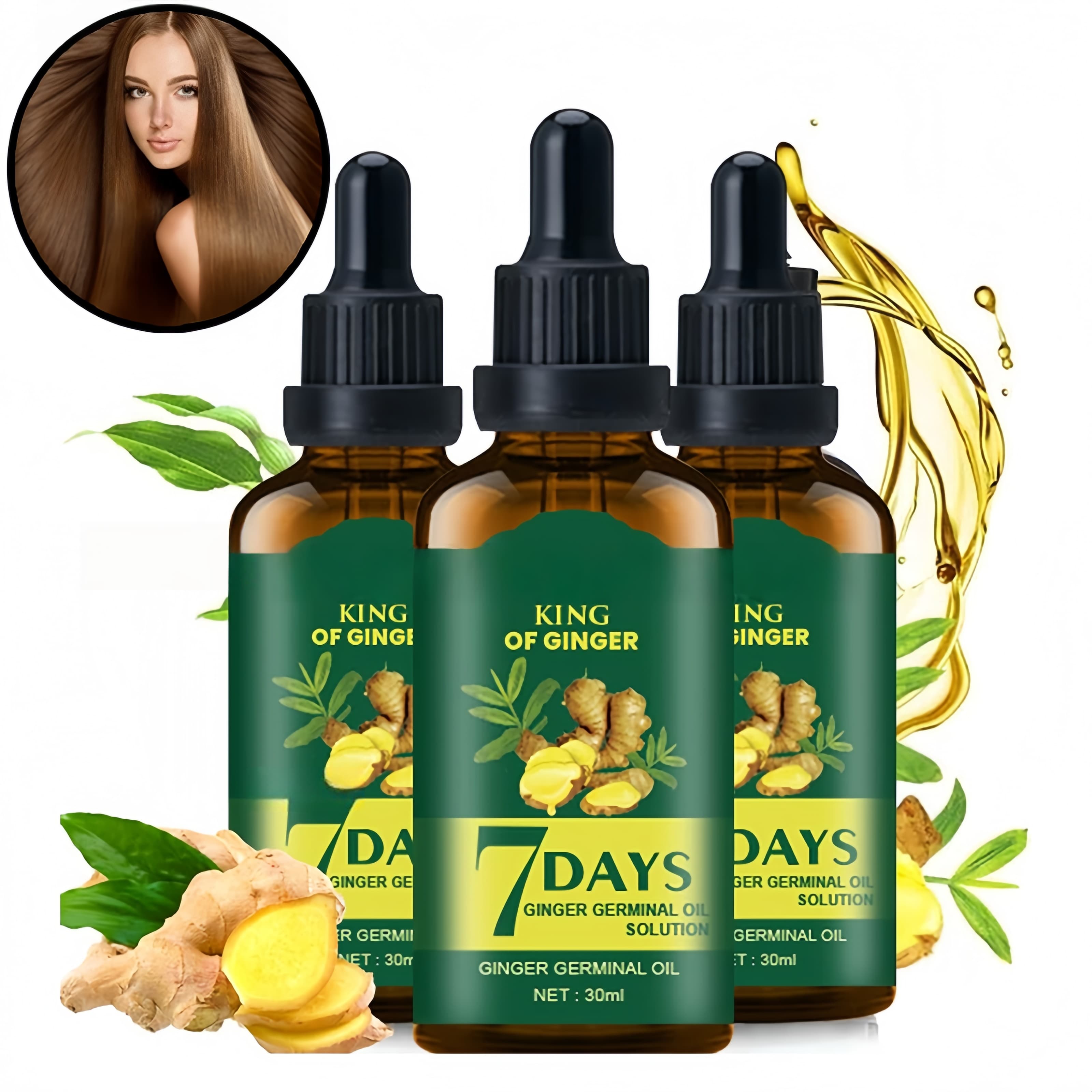 Epidermal Growth Factor - Óleo para Crescimento Capilar com Gengibre