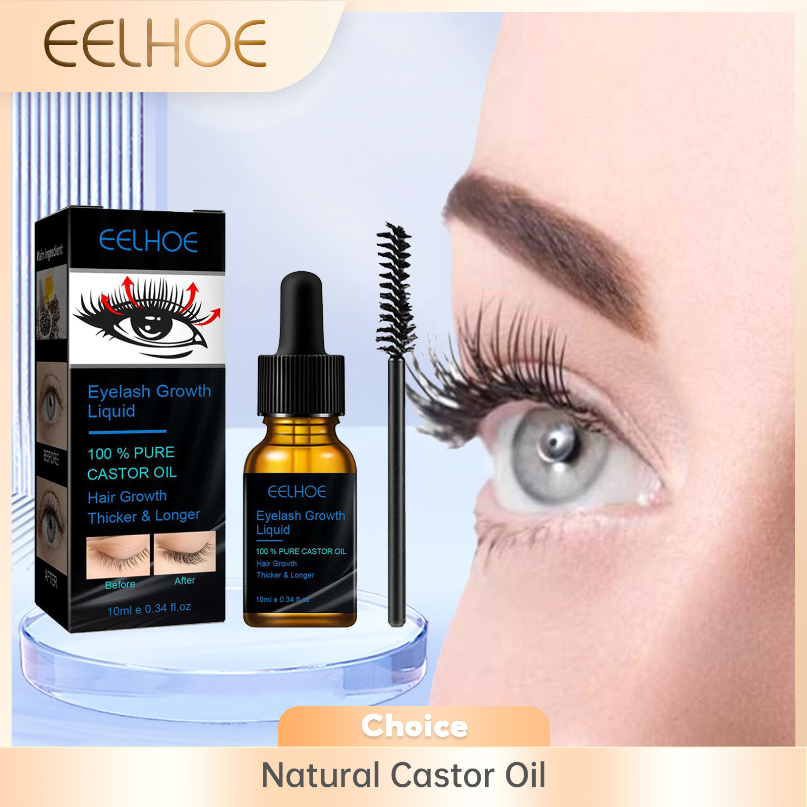Epidermal Growth Factor - Sérum de Crescimento de Cílios com