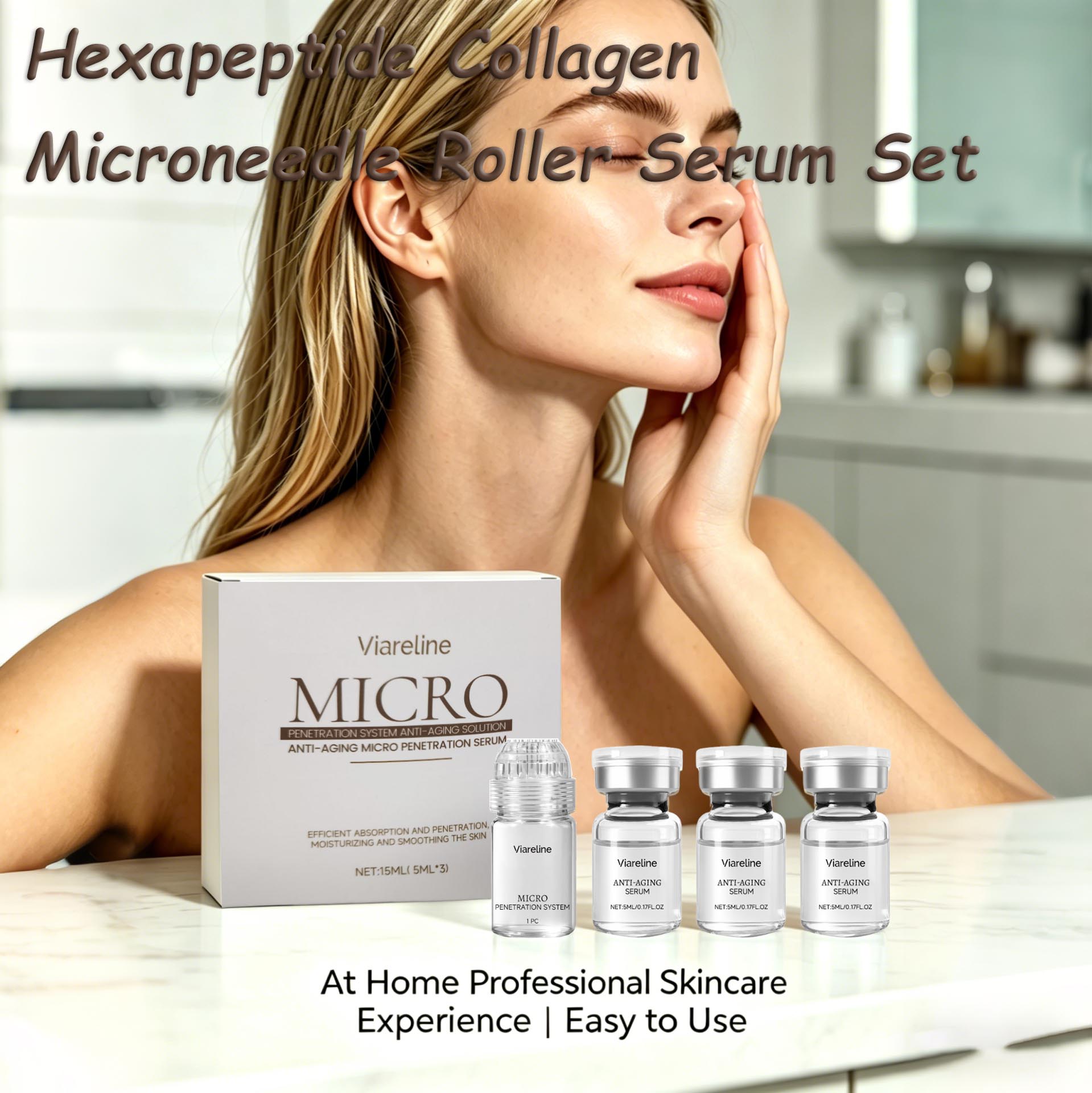 Epidermal Growth Factor - Conjunto de Sérum de Colágeno Hexapeptídeo