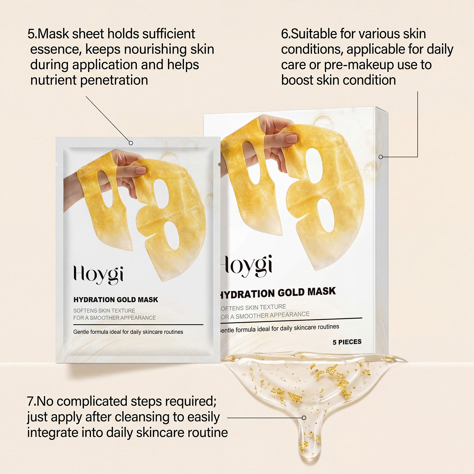 Máscara Facial de Ouro 24K com - Luxury Skincare Treatments avaliação e preço