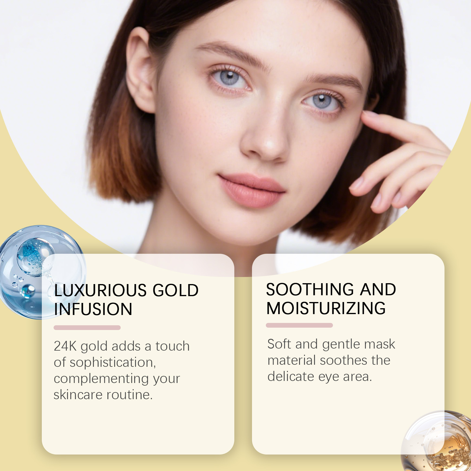 Máscara para Olhos Hidratante  - Luxury Skincare Treatments avaliação e preço