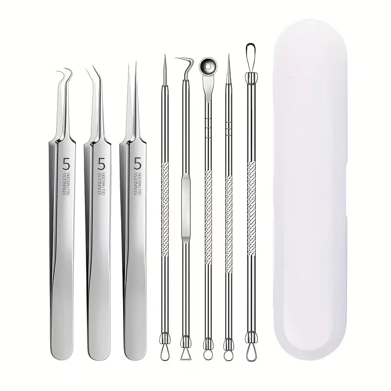 Kit removedor de cravo de 8 pe - Luxury Skincare Acne avaliação e preço