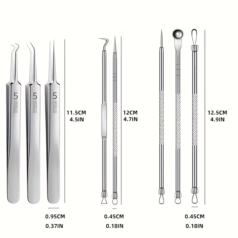 Kit removedor de cravo de 8 pe - Luxury Skincare Acne avaliação e preço
