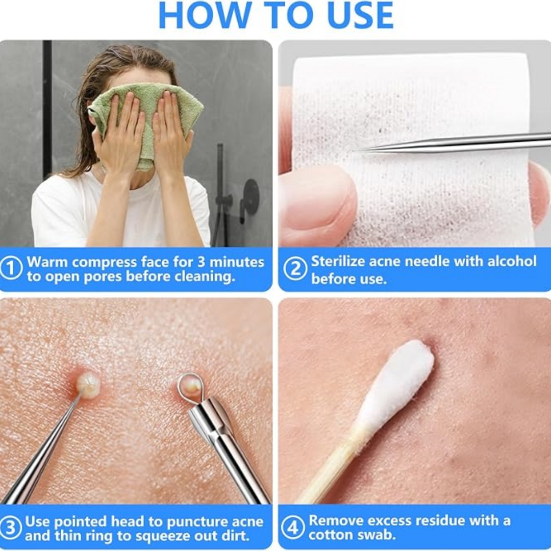 Kit Extrator de Comedões e Rem - Luxury Skincare Acne avaliação e preço